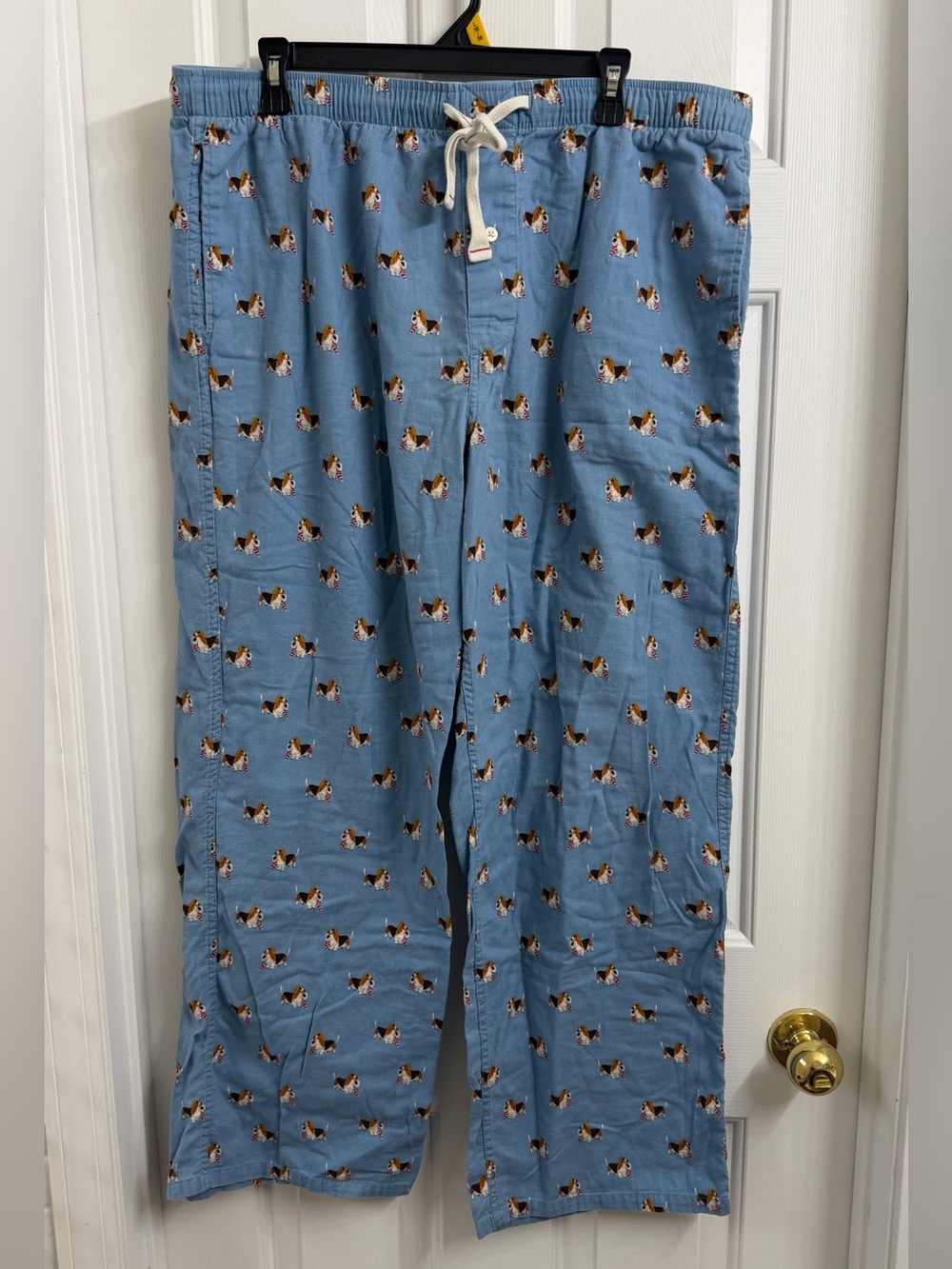 J. Crew Men’s Winter Dog Printed Pajama Bottoms | XL